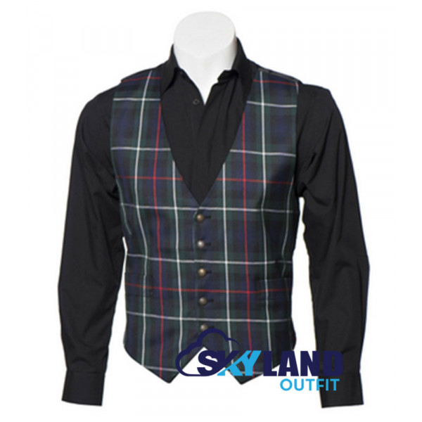 Scottish Mackenzie Vest / Irish Formal Tartan Wais...