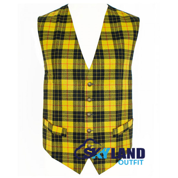 Scottish McLeod of Lewis Vest / Irish Formal Tarta...