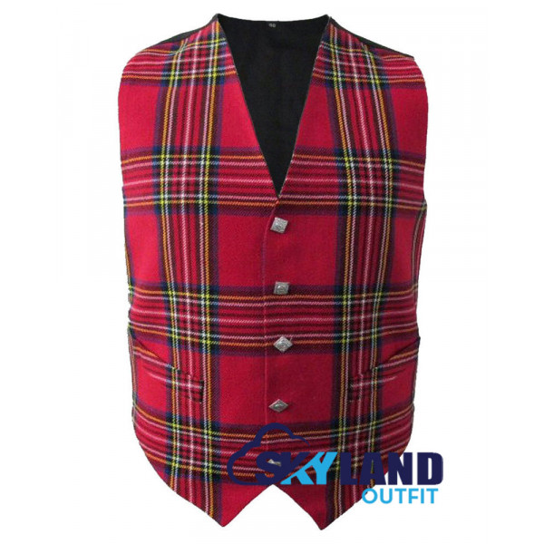 Scottish Royal Stewart Vest / Irish Formal Tartan ...