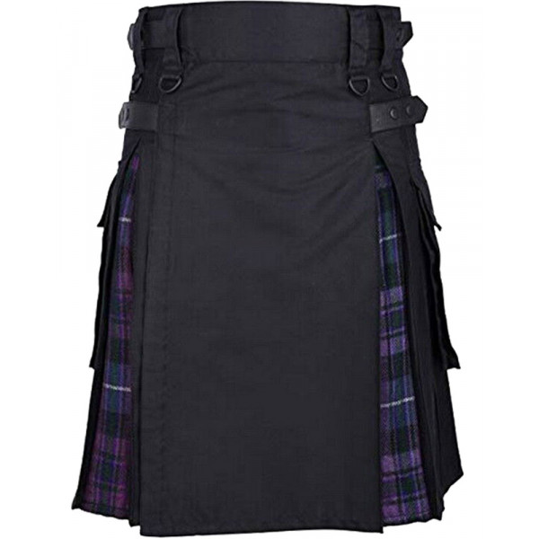 Men's Black Cotton Inner Pride of Scotland Tartan ...