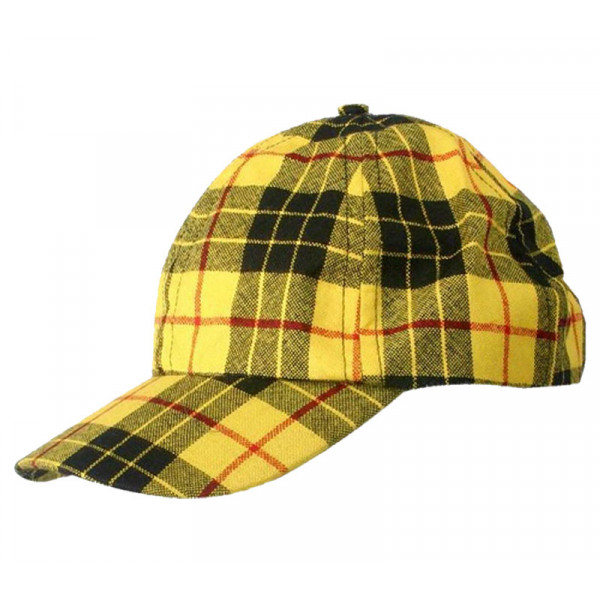 Men / Women Fashion Leisure Grid Fad All-Match McLeod Of Lewis Tartan Plaid Baseball Cap Peaked Cap