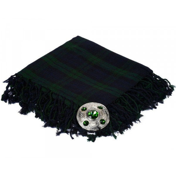 High Quality Scottish Kilt Fly Plaid Purled, Fring...