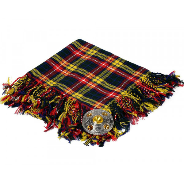 High Quality Scottish Kilt Fly Plaid Purled, Fring...