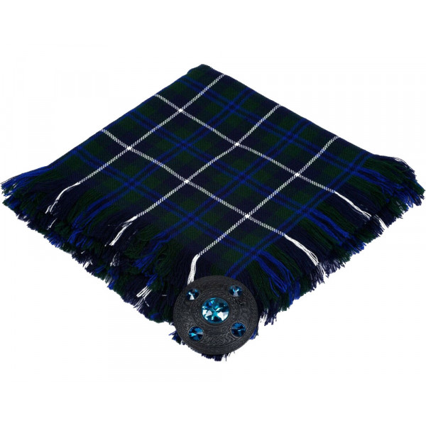 High Quality Scottish Kilt Fly Plaid Purled, Fring...