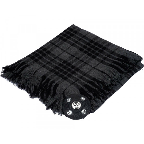 High Quality Scottish Kilt Fly Plaid Purled, Fring...