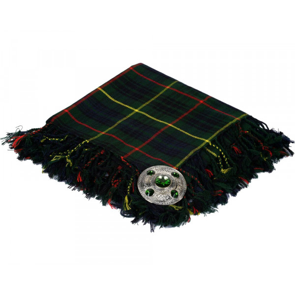 High Quality Scottish Kilt Fly Plaid Purled, Fring...