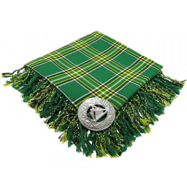 High Quality Scottish Kilt Fly Plaid Purled, Fring...