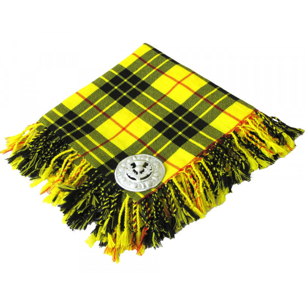 High Quality Scottish Kilt Fly Plaid Purled, Fring...