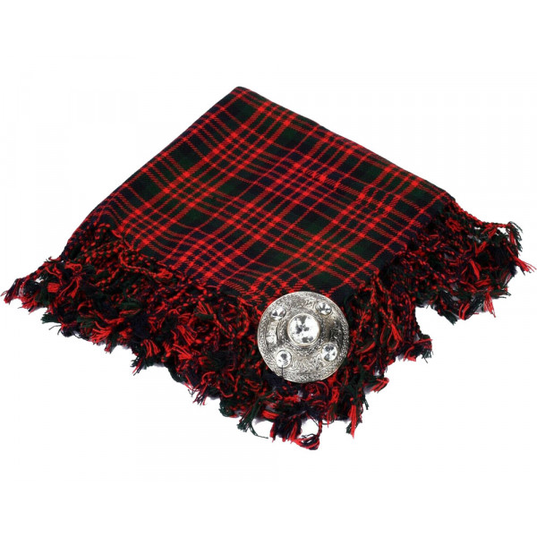 High Quality Scottish Kilt Fly Plaid Purled, Fring...