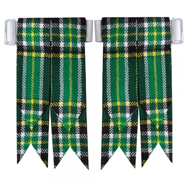 Irish National Kilt Flashes and Garters