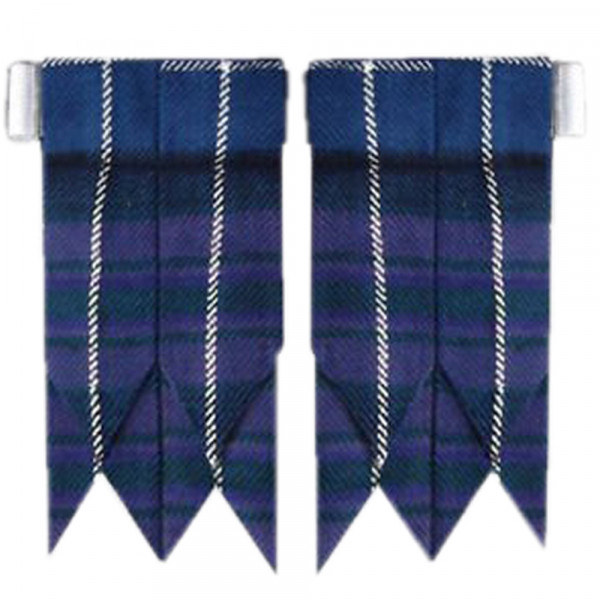 Pride of Scotland Kilt Flashes and Garters