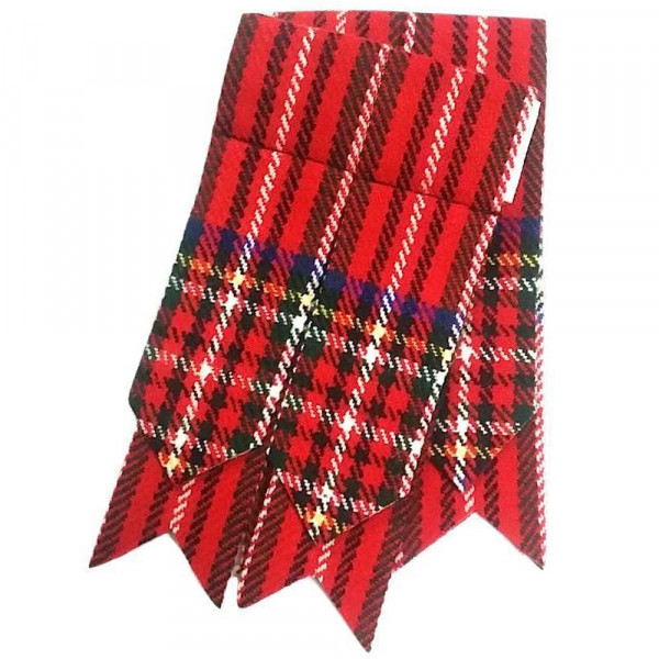 Royal Stewart Tartan Kilt Flashes and Garters