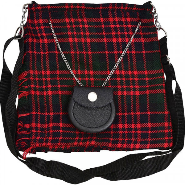 Scottish McDonald Tartan Ladies Kilt Shaped Purse,...